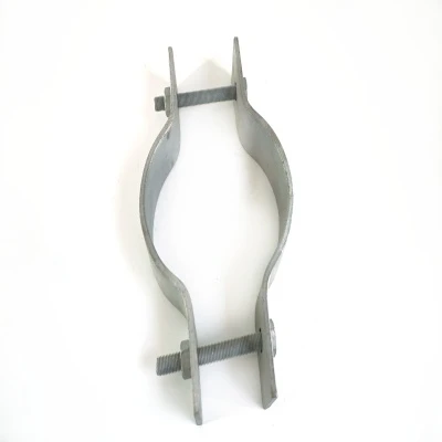 Hot DIP Pole Band Galvanized Steel C Stojan Montážne svorky Oceľ
